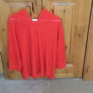 Pullover hooded light weather